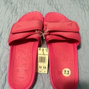 adidas Vibrant Pink Slip-On Sandals